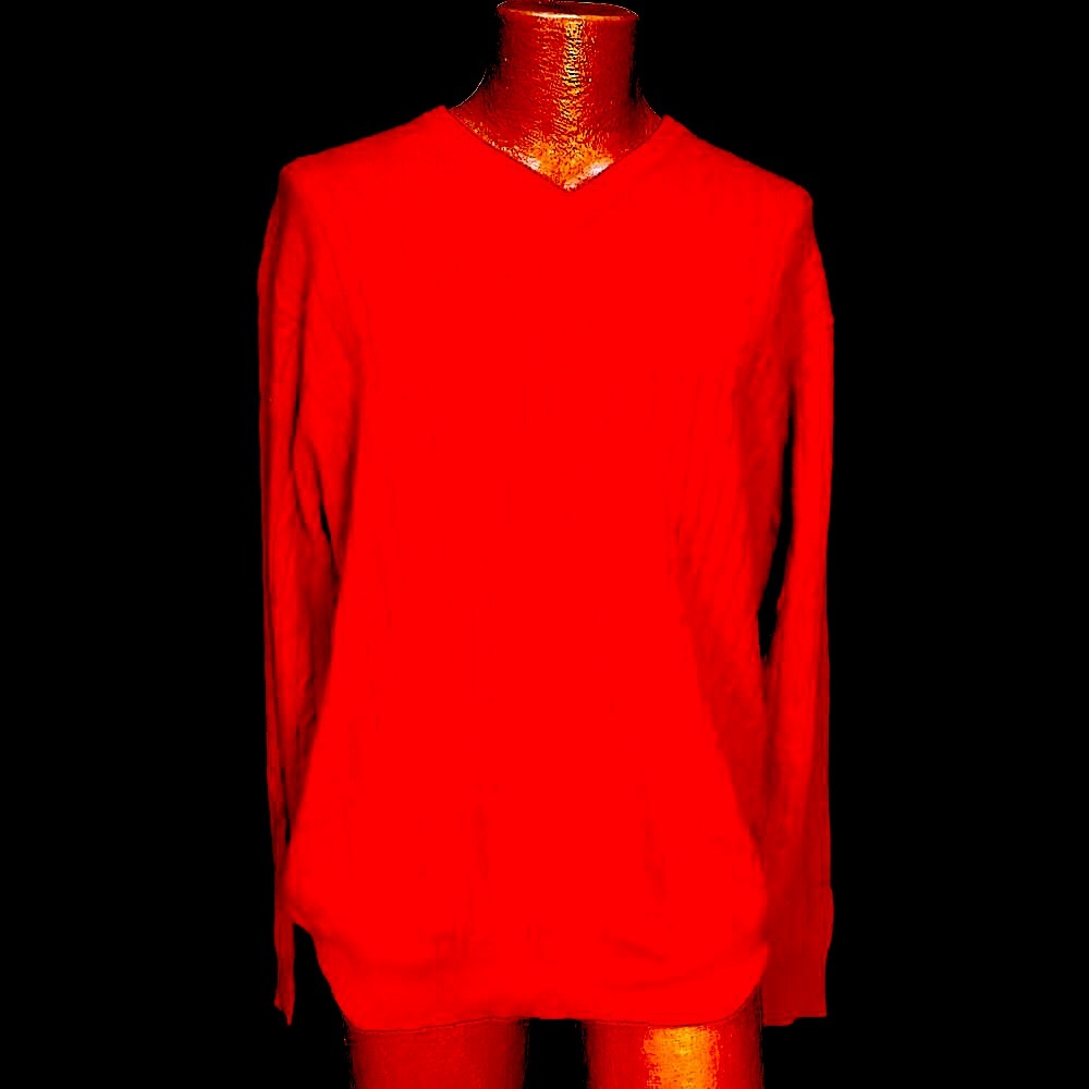 Allen Solly V-Neck Cable Knit Cashmere Sweater - New with Tags